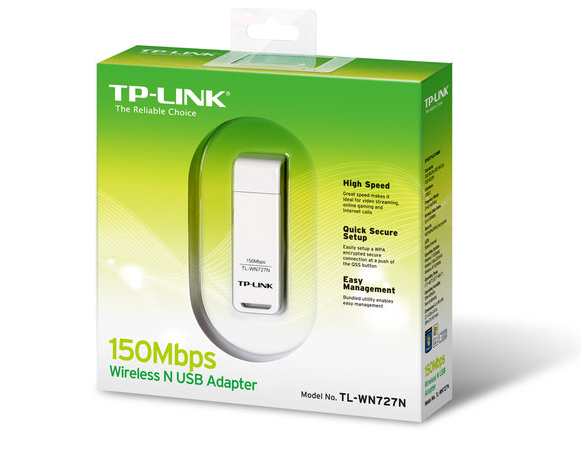 Lee más sobre el artículo Adaptador USB inalámbrico N TP-LINK TL-WN727N