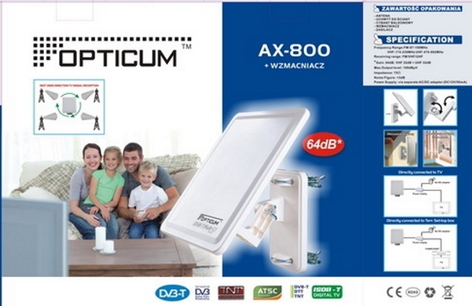 Lee más sobre el artículo Antena plana de TDT AX800 HD