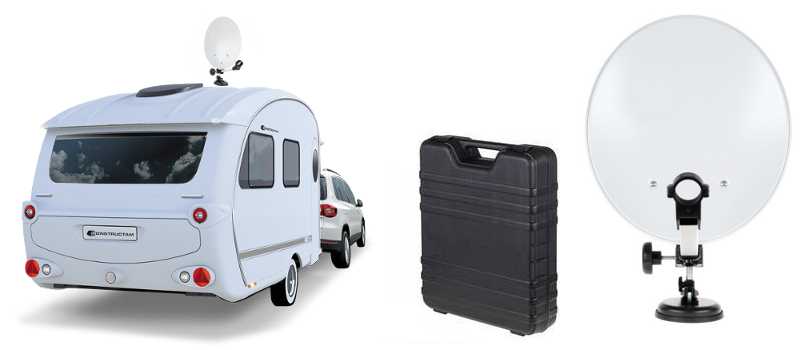 Lee más sobre el artículo Parabólica para caravanas y campings, de 35 cm con ventosa