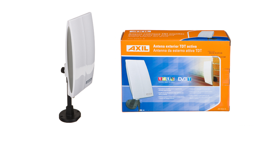 Lee más sobre el artículo Antena de exterior TDT activa LTE 4G DVB-T2 HDTV AXIL