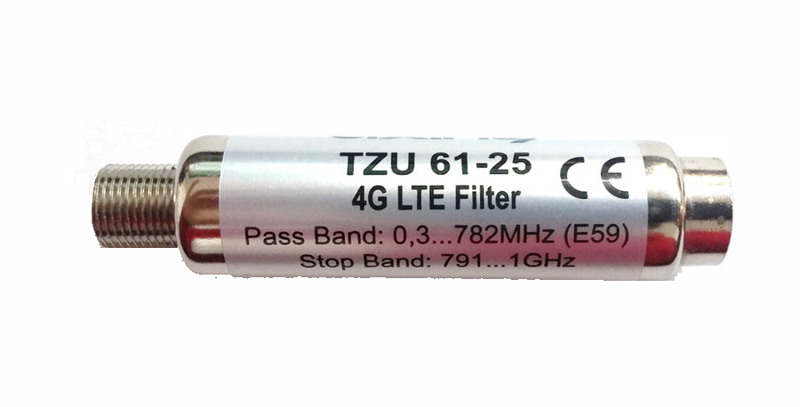 Lee más sobre el artículo Filtro LTE 4G Banda de paso 0,3-782 E59 Banda de Corte 791-1