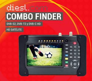 Lee más sobre el artículo Combo Finder, medidor de campo DVB-S, DVB-T y DVB-C HD