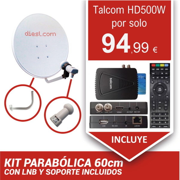 Nuevo kit Talcom HD 500W por solo 94,99 euros