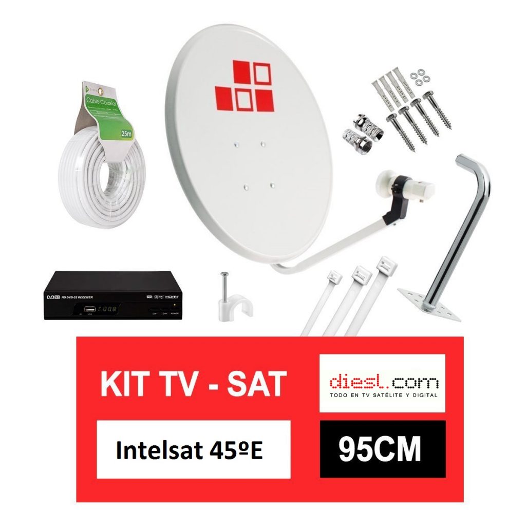 Kit Parabolica INTELSAT 45ºE